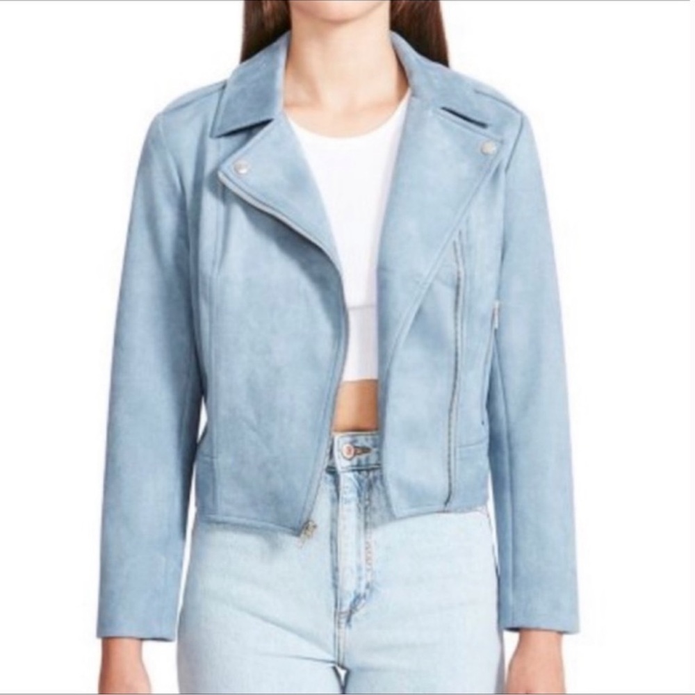 BB Dakota Faux Suede Moto Jacket